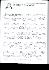 download the accordion score Lettre à ma mère in PDF format