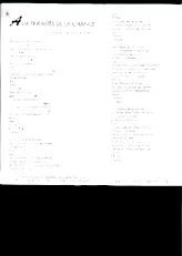 télécharger la partition d'accordéon Aux enfants de la chance (Accords guitare + Paroles) au format PDF