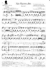 download the accordion score Vieux camarades (Alte Kameraden) (24 Bässe) (Arrangement Curt Mahr) (Marche) in PDF format