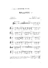 scarica la spartito per fisarmonica Ballade in formato PDF