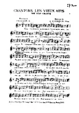 scarica la spartito per fisarmonica Chantons les vieux airs (One Step Chanté) in formato PDF