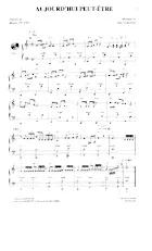 télécharger la partition d'accordéon Aujourd'hui peut être (Chant : Fernand Sardou) au format PDF