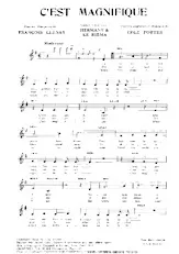 descargar la partitura para acordeón C'est magnifique en formato PDF