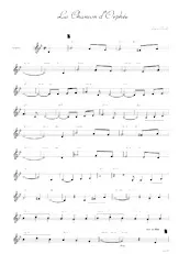 scarica la spartito per fisarmonica La chanson d'Orphée (Boléro) (Relevé) in formato PDF