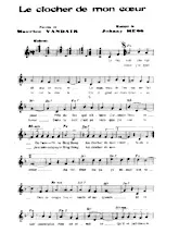 download the accordion score Le clocher de mon cœur in PDF format