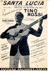 scarica la spartito per fisarmonica Santa Lucia (Du Film : Naples au baiser de feu) (Chant : Tino Rossi) in formato PDF