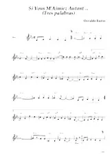 scarica la spartito per fisarmonica Si vous m'aimiez autant (Tres Palabras) (Biguine) in formato PDF