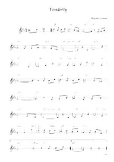 download the accordion score Tenderly in PDF format
