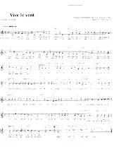 télécharger la partition d'accordéon Vive le vent (Sur les motifs de Jingle Bells)  au format PDF
