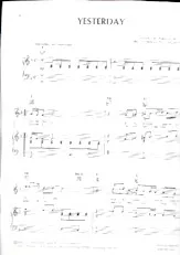 descargar la partitura para acordeón Yesterday en formato PDF