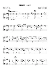 descargar la partitura para acordeón Skinny Love en formato PDF