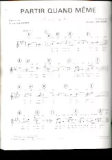 download the accordion score Partir quand même in PDF format