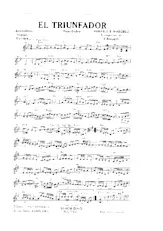 scarica la spartito per fisarmonica El Triunfador (Arrangement : Raffaele Rossetti) (Paso Doble) in formato PDF
