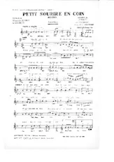 descargar la partitura para acordeón Petit sourire en coin (Boléro) en formato PDF