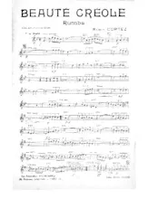scarica la spartito per fisarmonica Beauté Créole (Rumba) in formato PDF