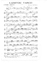scarica la spartito per fisarmonica Lahitou Tango in formato PDF