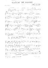 scarica la spartito per fisarmonica Gâteau de Savoie (Valse) in formato PDF