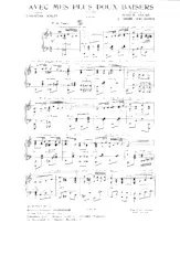 descargar la partitura para acordeón Avec mes plus doux baisers (Tango) en formato PDF