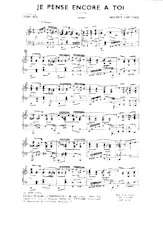 download the accordion score Je pense encore à toi (Tango) in PDF format