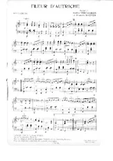 télécharger la partition d'accordéon Fleur d'Autriche (Valse) au format PDF