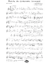 download the accordion score Marche du Centenaire Savoyard in PDF format
