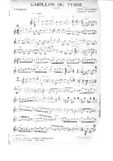 descargar la partitura para acordeón Carillon du Tyrol (Valse) en formato PDF