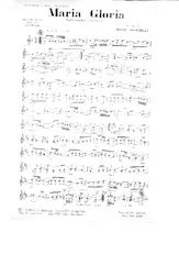 télécharger la partition d'accordéon Maria Gloria (Paso Doble) au format PDF