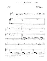 download the accordion score A la queuleuleu (Chant : André Bézu) in PDF format