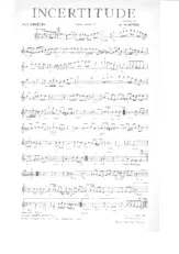 download the accordion score Incertitude (Valse Musette) in PDF format