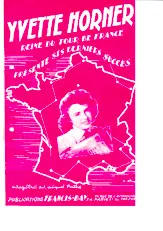 télécharger la partition d'accordéon Recueil : Yvette Horner Reine du tour de France présente ses derniers succès (11 Titres) au format PDF