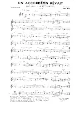 télécharger la partition d'accordéon Un accordéon rêvait (Het orgel van Montmartre) (Valse) au format PDF