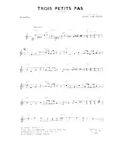 scarica la spartito per fisarmonica Trois petits pas in formato PDF
