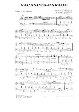 download the accordion score Vacances Parade (Arrangement : Aimable) in PDF format