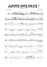 download the accordion score Adios Dolorès (Fox Mexicain) in PDF format