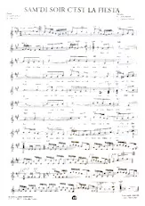 download the accordion score Sam'di soir c'est la fiesta in PDF format