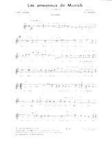 télécharger la partition d'accordéon Les Amoureux de Munich (Marche) au format PDF