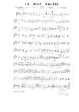 descargar la partitura para acordeón La nuit valsée en formato PDF