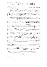 descargar la partitura para acordeón Aubade Créole (Boléro) en formato PDF