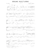 télécharger la partition d'accordéon Brume Nocturne (Valse) au format PDF
