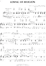télécharger la partition d'accordéon Losing my religion au format PDF