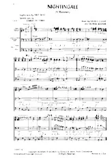 descargar la partitura para acordeón Nightingale (El ruisenor) en formato PDF