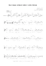 download the accordion score Ma ville après vingt ans d'exil (Valse) in PDF format