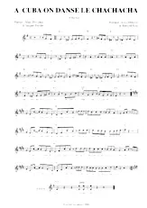 descargar la partitura para acordeón A Cuba on danse le chachacha en formato PDF