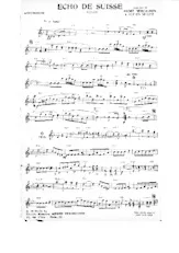 descargar la partitura para acordeón Echo de Suisse (Valse) en formato PDF