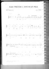 download the accordion score Elle préfère l'amour en mer in PDF format