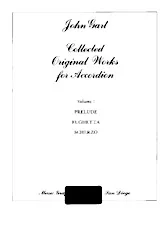 télécharger la partition d'accordéon Collected original works for accordion (Volume 1) au format PDF