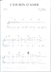 scarica la spartito per fisarmonica C'est bon d'aimer in formato PDF