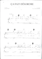 descargar la partitura para acordeón Ça fait désordre en formato PDF