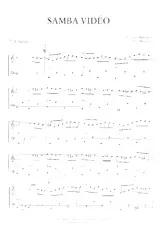 descargar la partitura para acordeón Samba vidéo en formato PDF