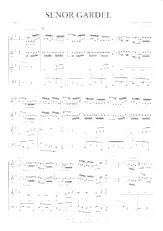 télécharger la partition d'accordéon Senõr Gardel (Tango) au format PDF